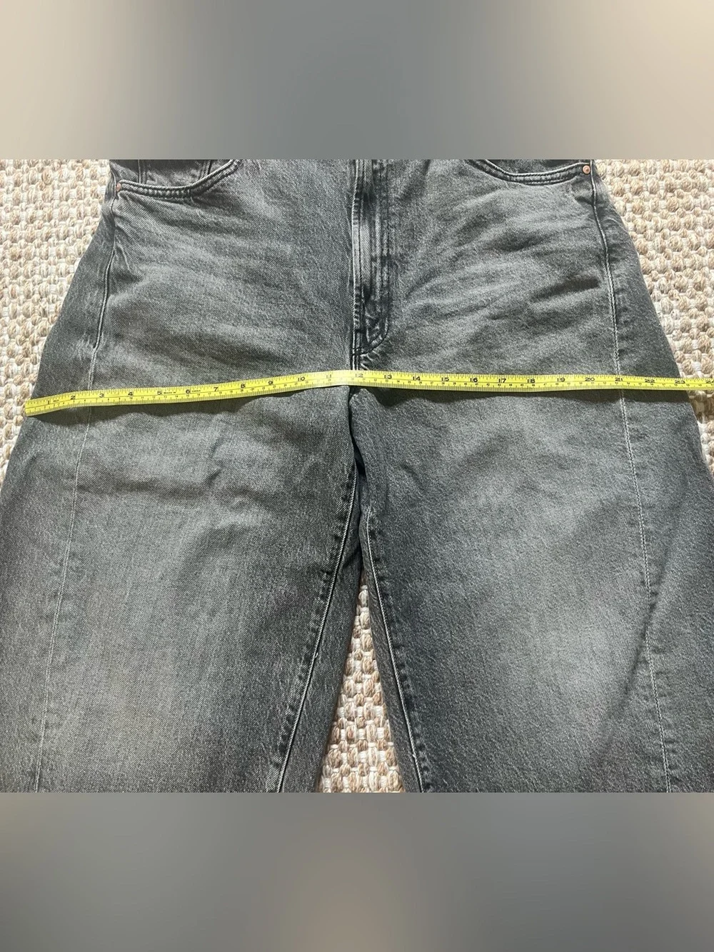 MOTHER The Whole Lot Zip Twist Fray shorts, bait and switch wash